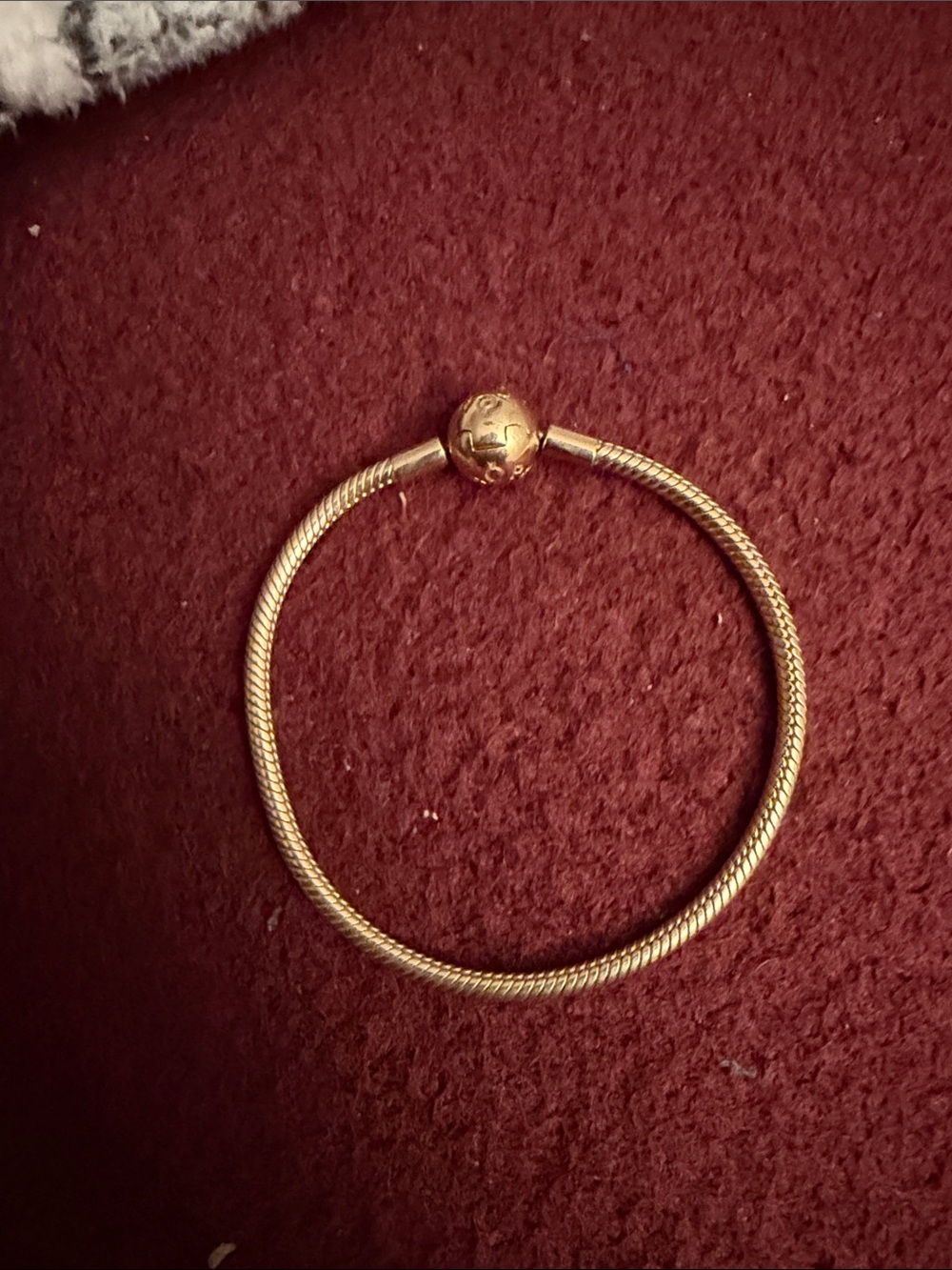 Pandora Classic Rose Gold-Tone Snake Chain Bracelet